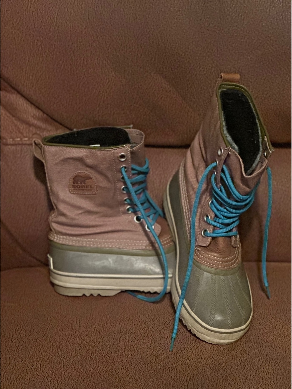 Sorel 1964 Premium Canvas Winter Boots Waterproof Duck Boots Women's Size 8